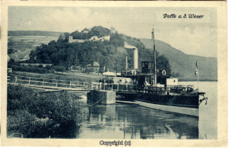 0500A-Polle025-Panorama-Burgberg-Weser-Raddampfer-Schiffsanleger-1927-Scan-Vorderseite.jpg