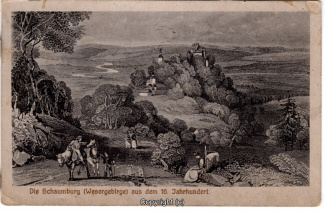 0080A-Schaumburg002-Panorama-Burg-Historie-15-Jahrh-Litho-1922-Scan-Vorderseite.jpg