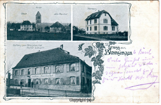 0080A-Blansingen003-Multibilder-Kirche,-Gasthaus-Roemischer-Hof-1913-Scan-Vorderseite.jpg