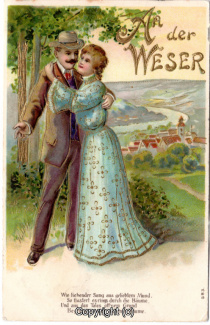 0030A-Romantik002-An-der-Weser-Praegekarte-Paar-1906-Scan-Vorderseite.jpg